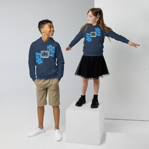 Computer Face Kids eco hoodie