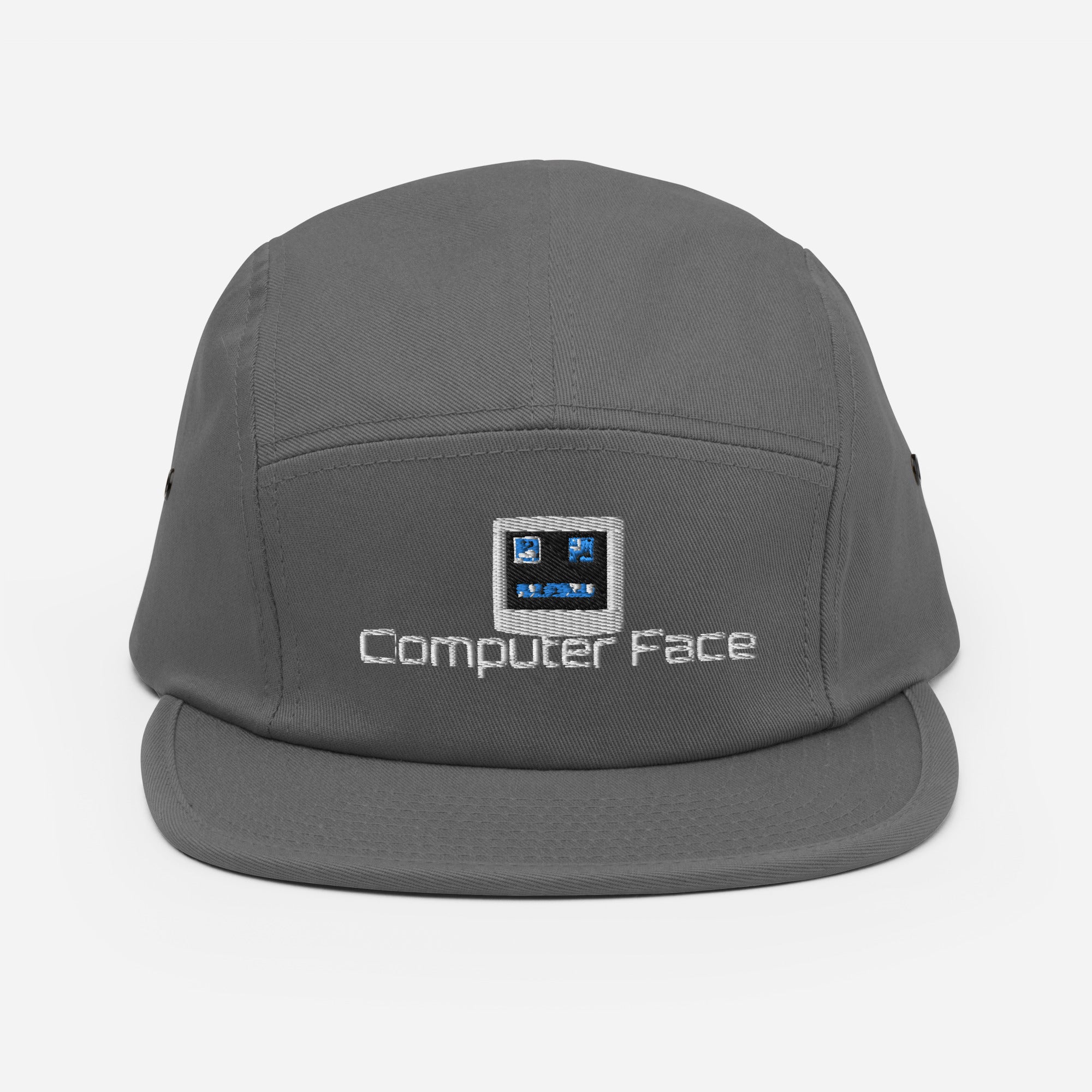 Computer Face Five Panel Cap