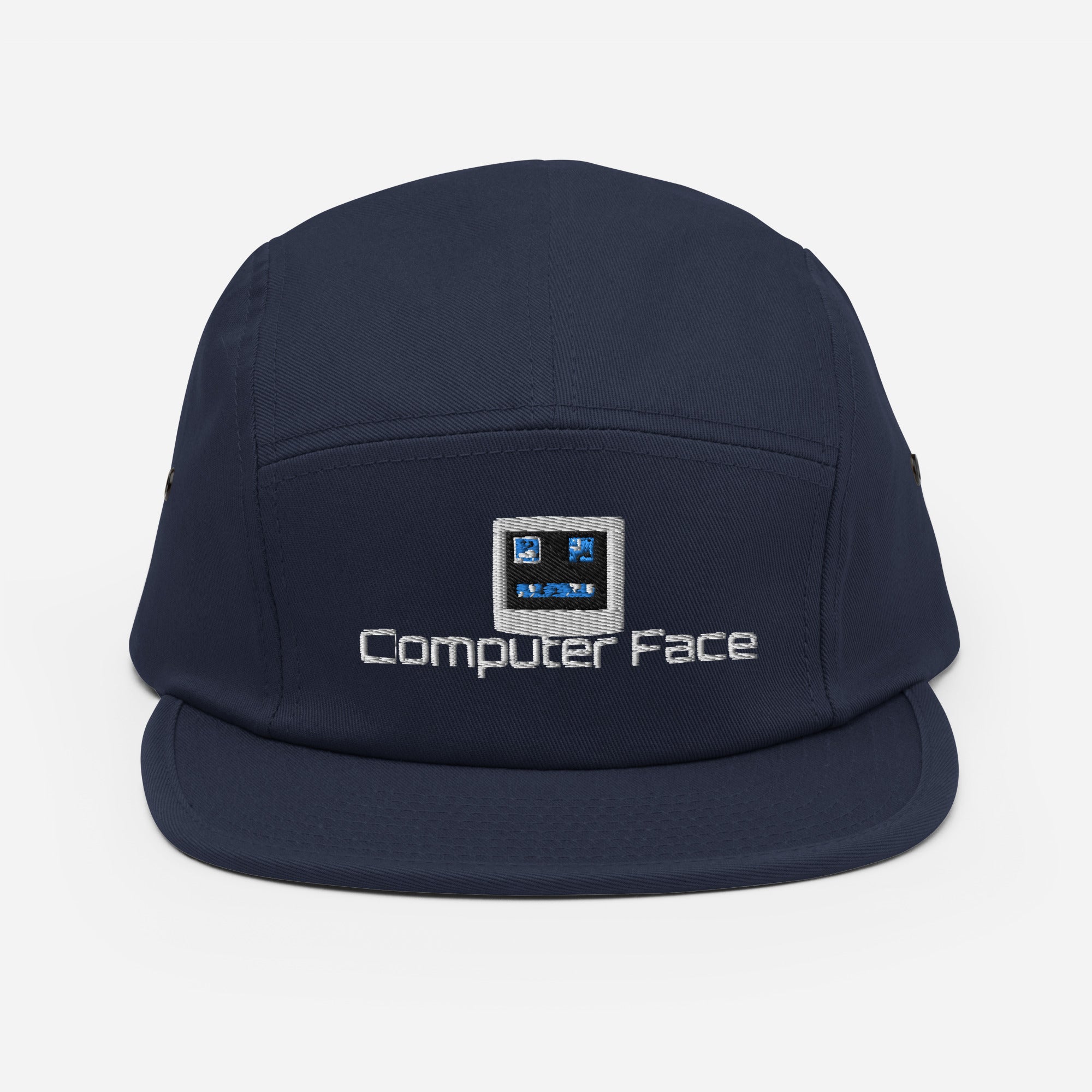 Computer Face Five Panel Cap