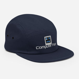 Computer Face Five Panel Cap