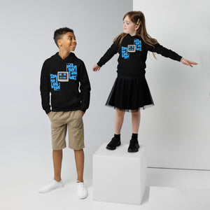 Computer Face Kids eco hoodie