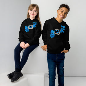 Computer Face Kids fleece hoodie