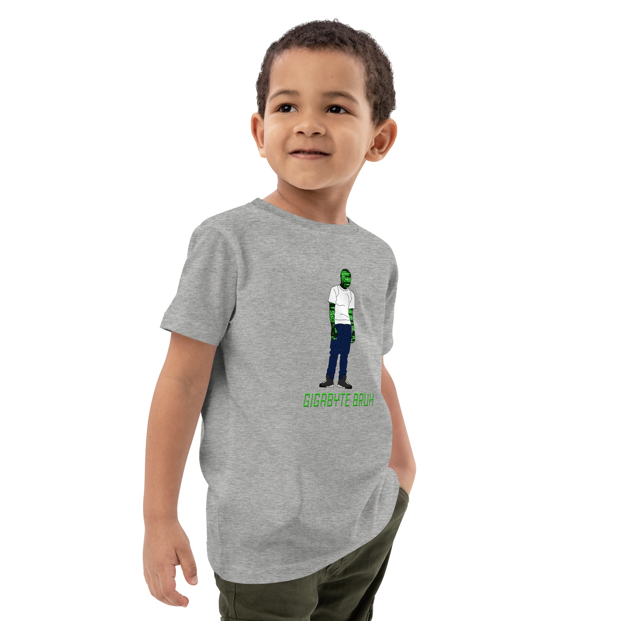 Gigabyte Bruh Organic cotton kids t-shirt