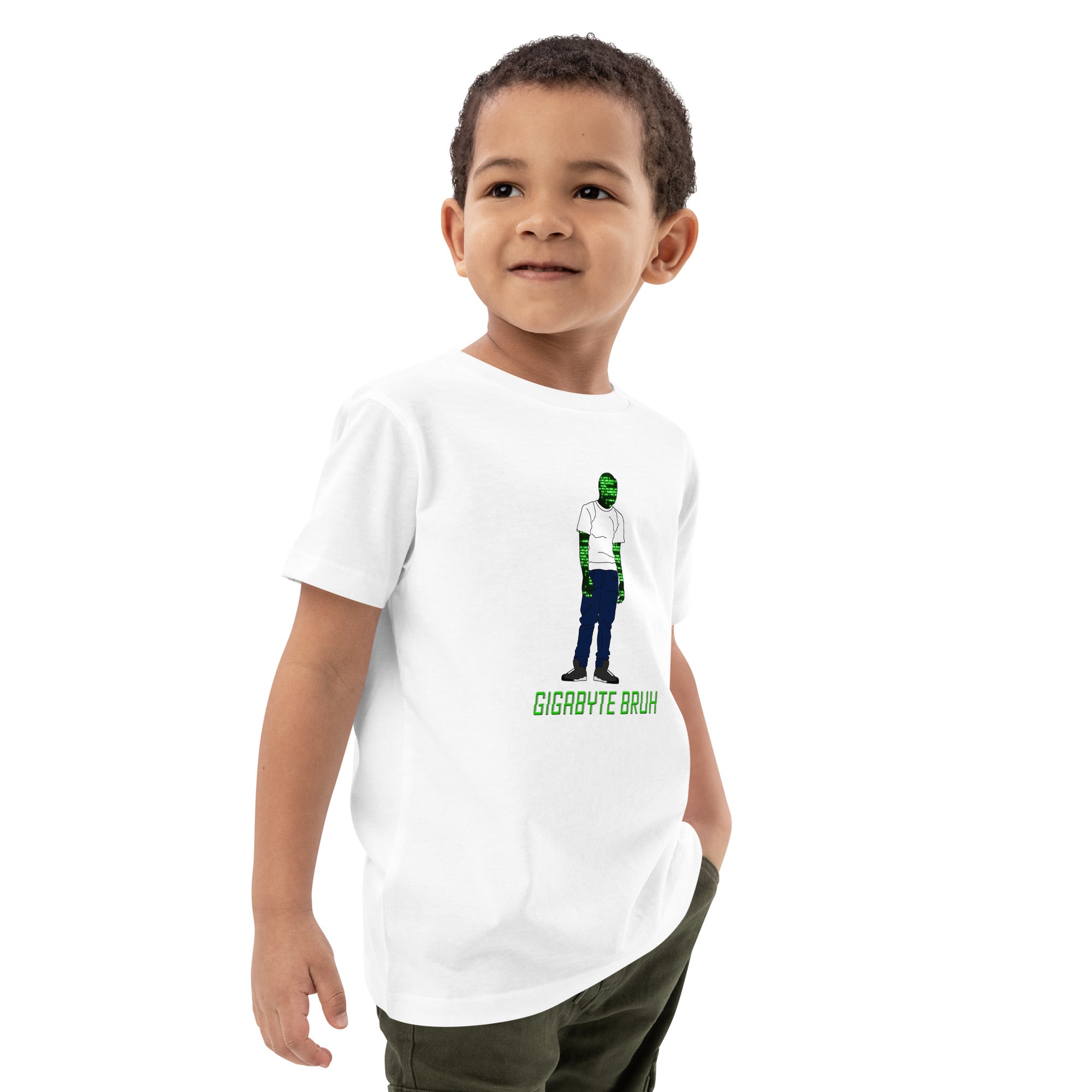 Gigabyte Bruh Organic cotton kids t-shirt