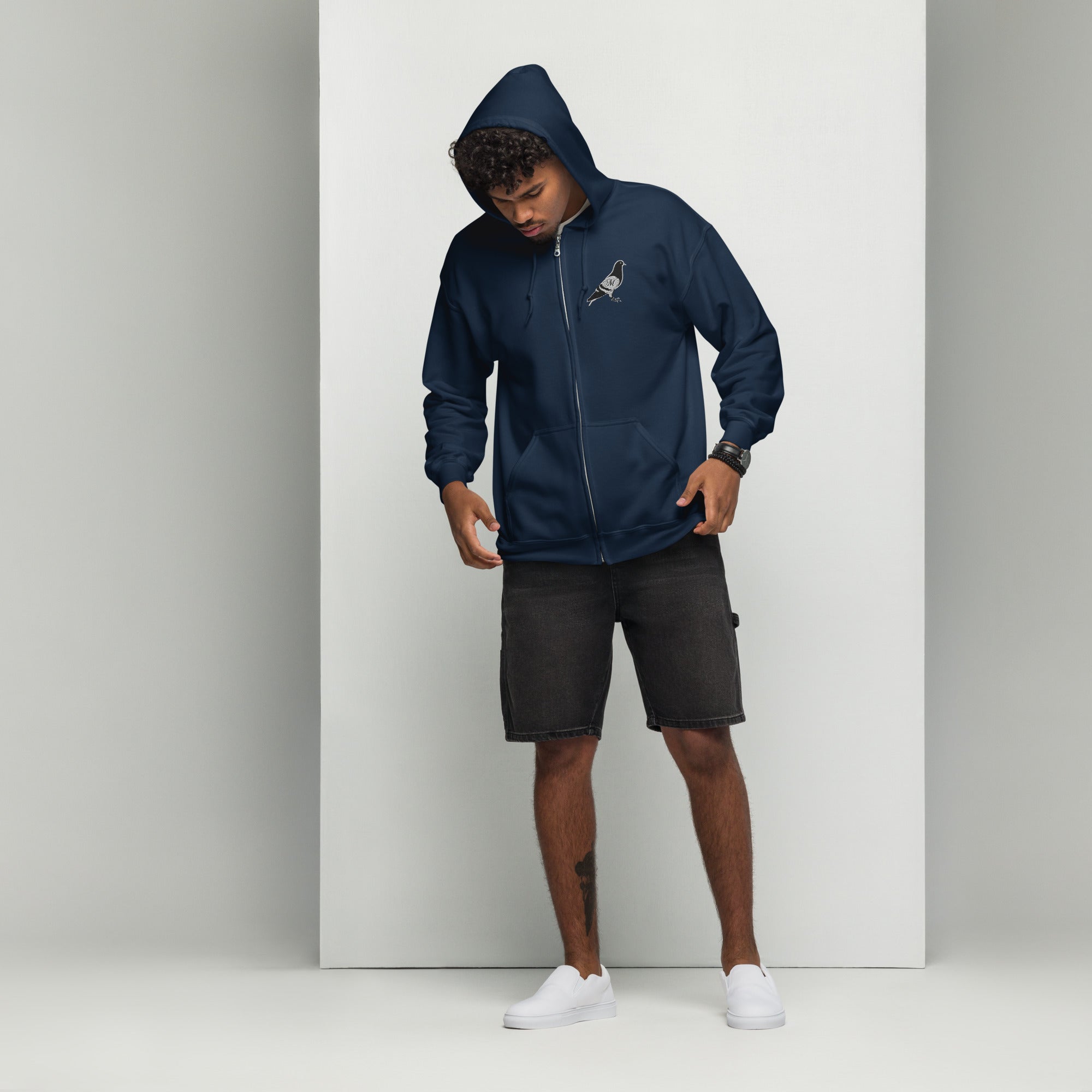 Pigeon heavy blend zip hoodie