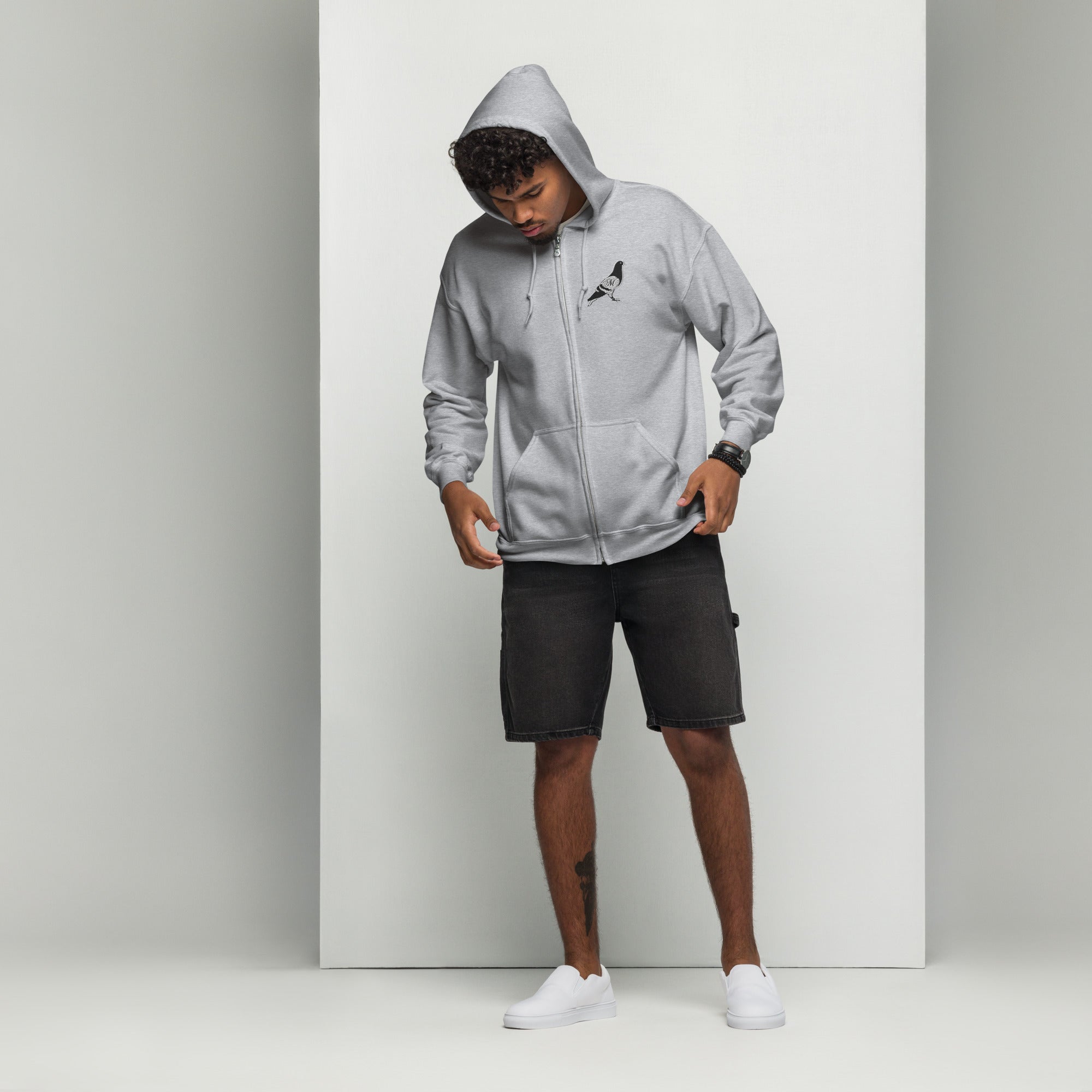 Pigeon heavy blend zip hoodie