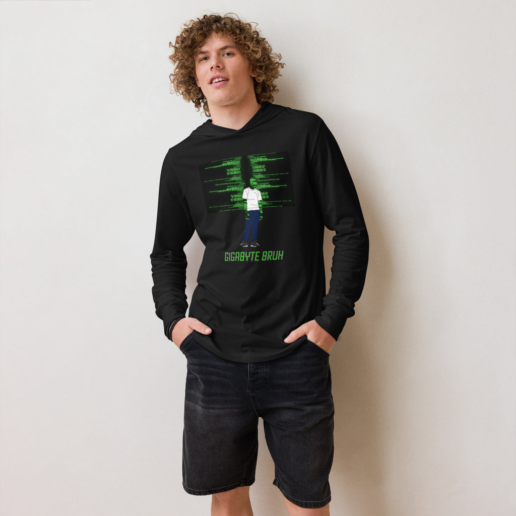 G Hooded long-sleeve tee
