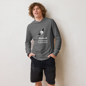 Pigeon Hooded long-sleeve tee