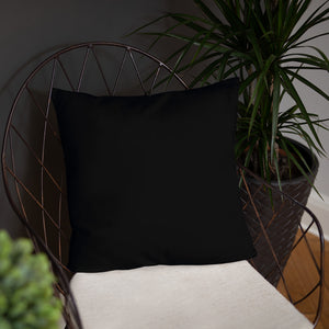 Blue CPU Face Basic Pillow