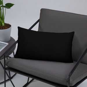Blue CPU Face Basic Pillow