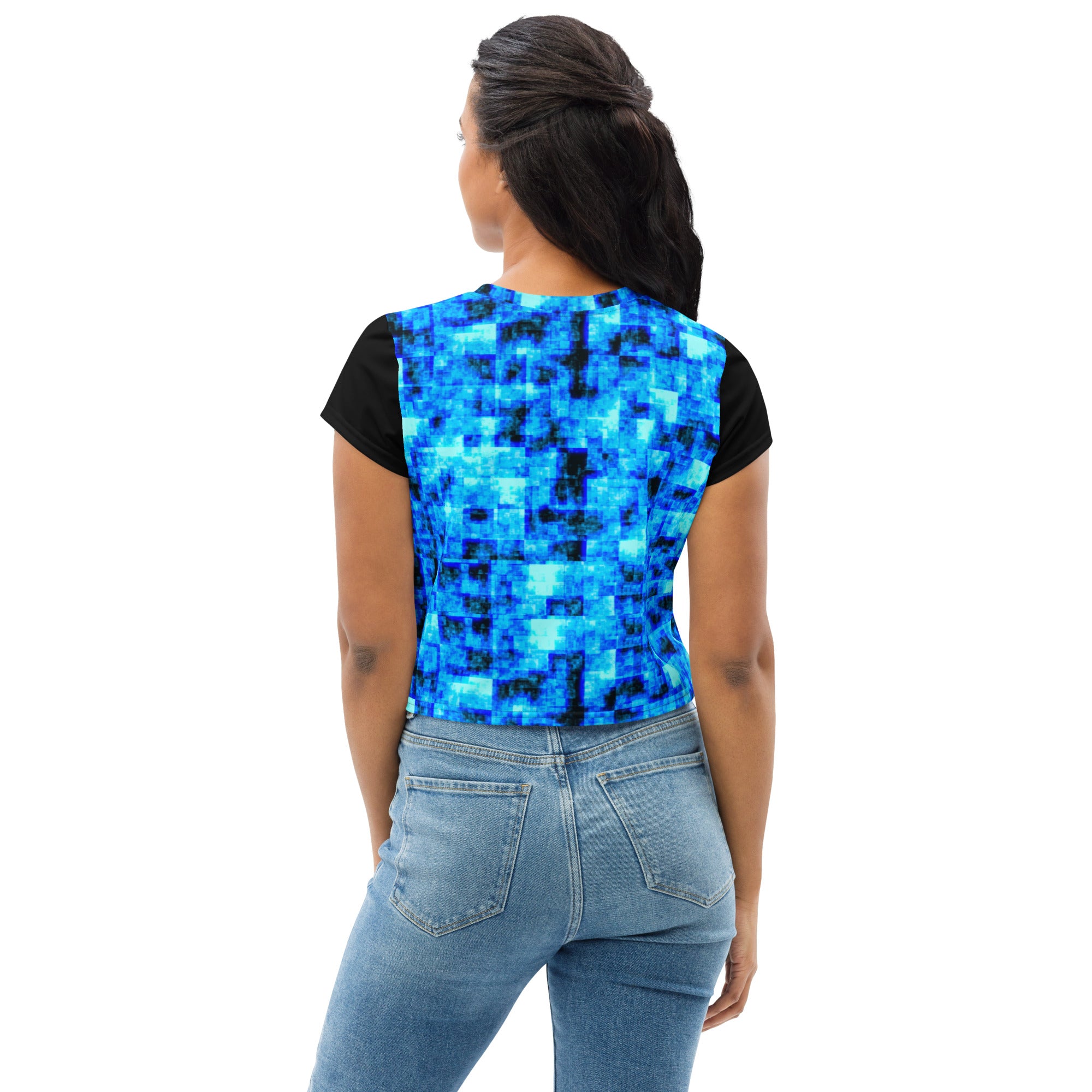 Blue CPU  Crop Tee