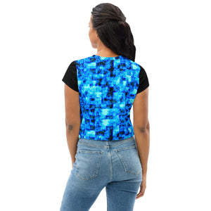 Blue CPU  Crop Tee
