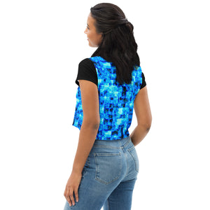 Blue CPU  Crop Tee