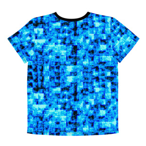 blue cpu teen crew neck t-shirt
