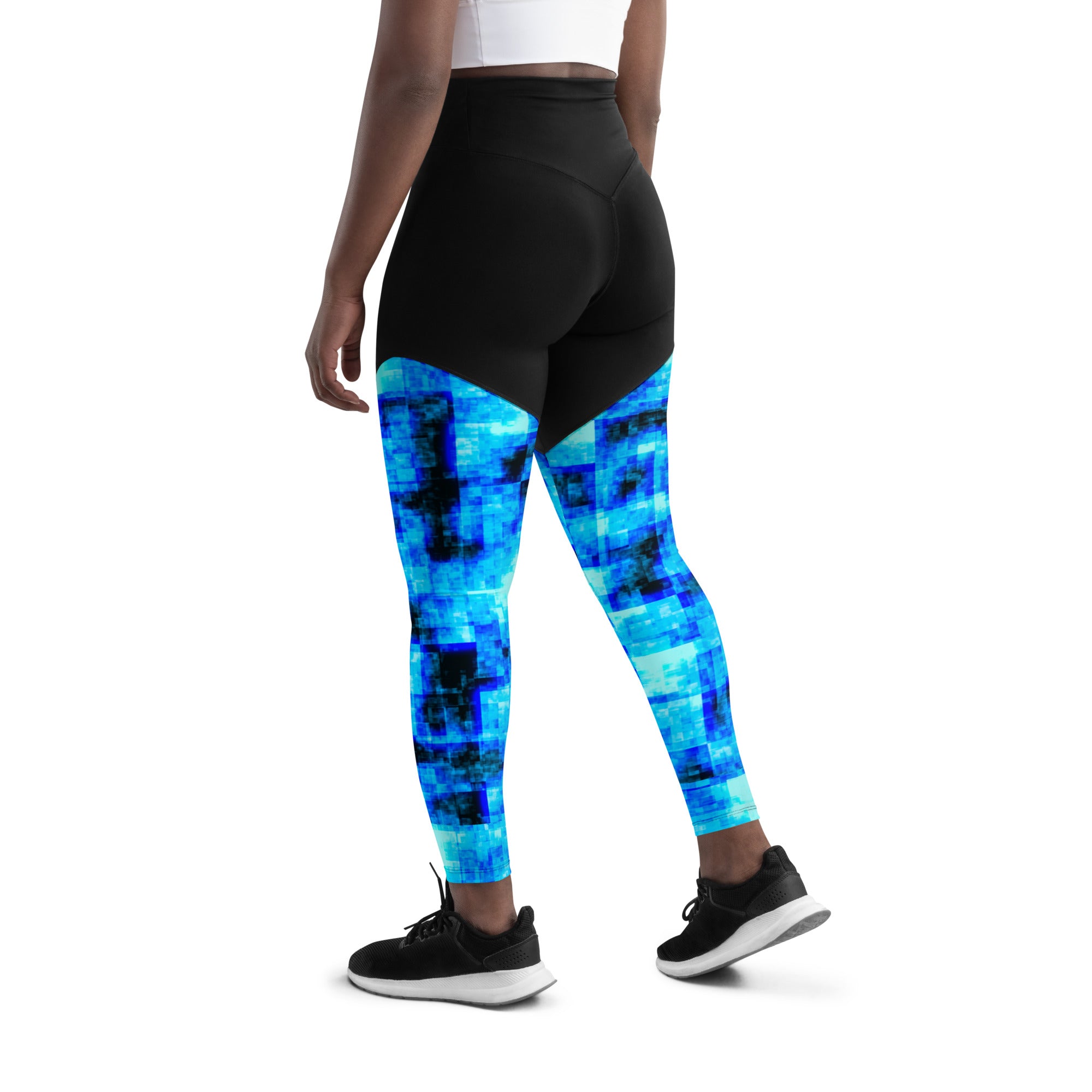 blue cpu sports leggings