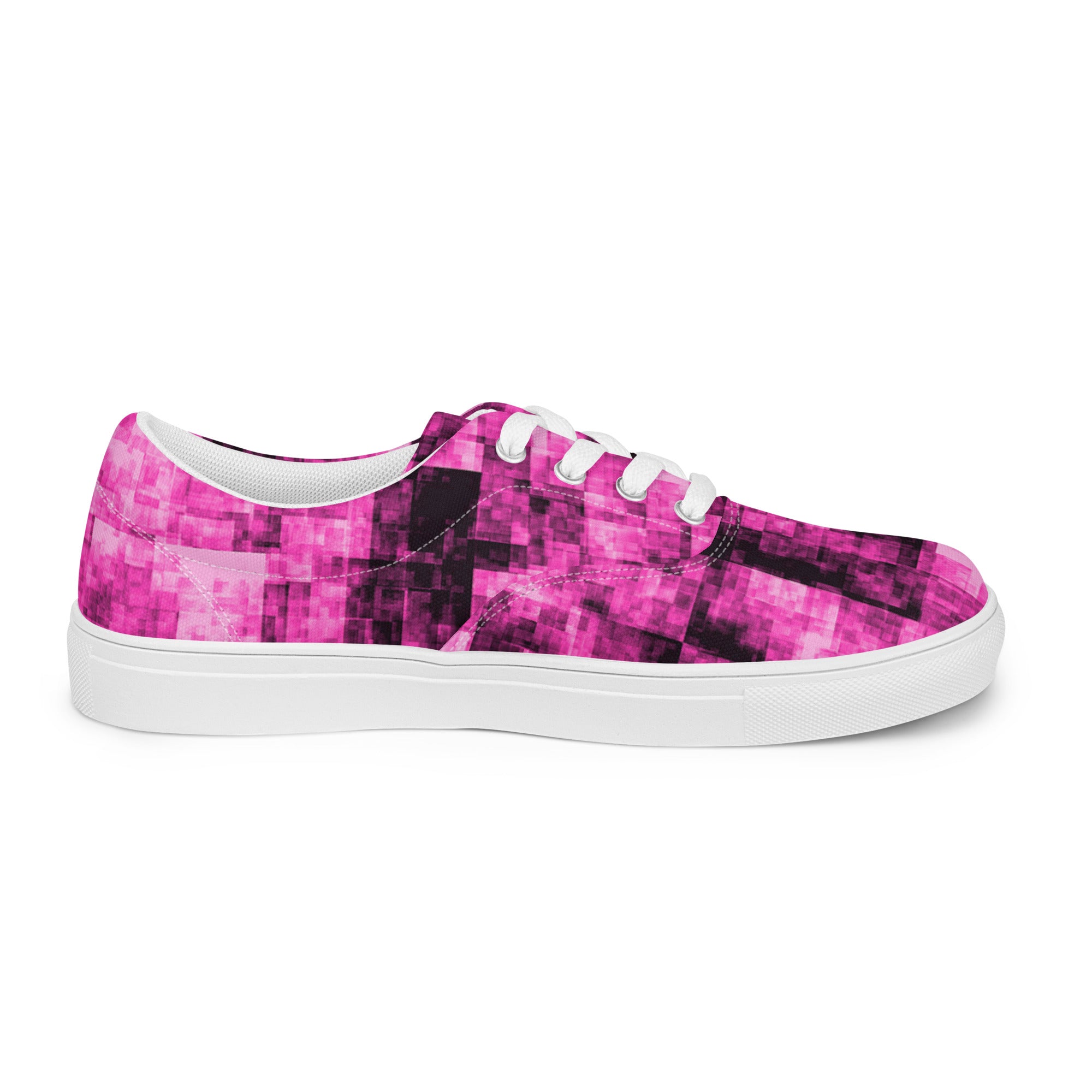Women’s Pink CPU Face canvas shoes