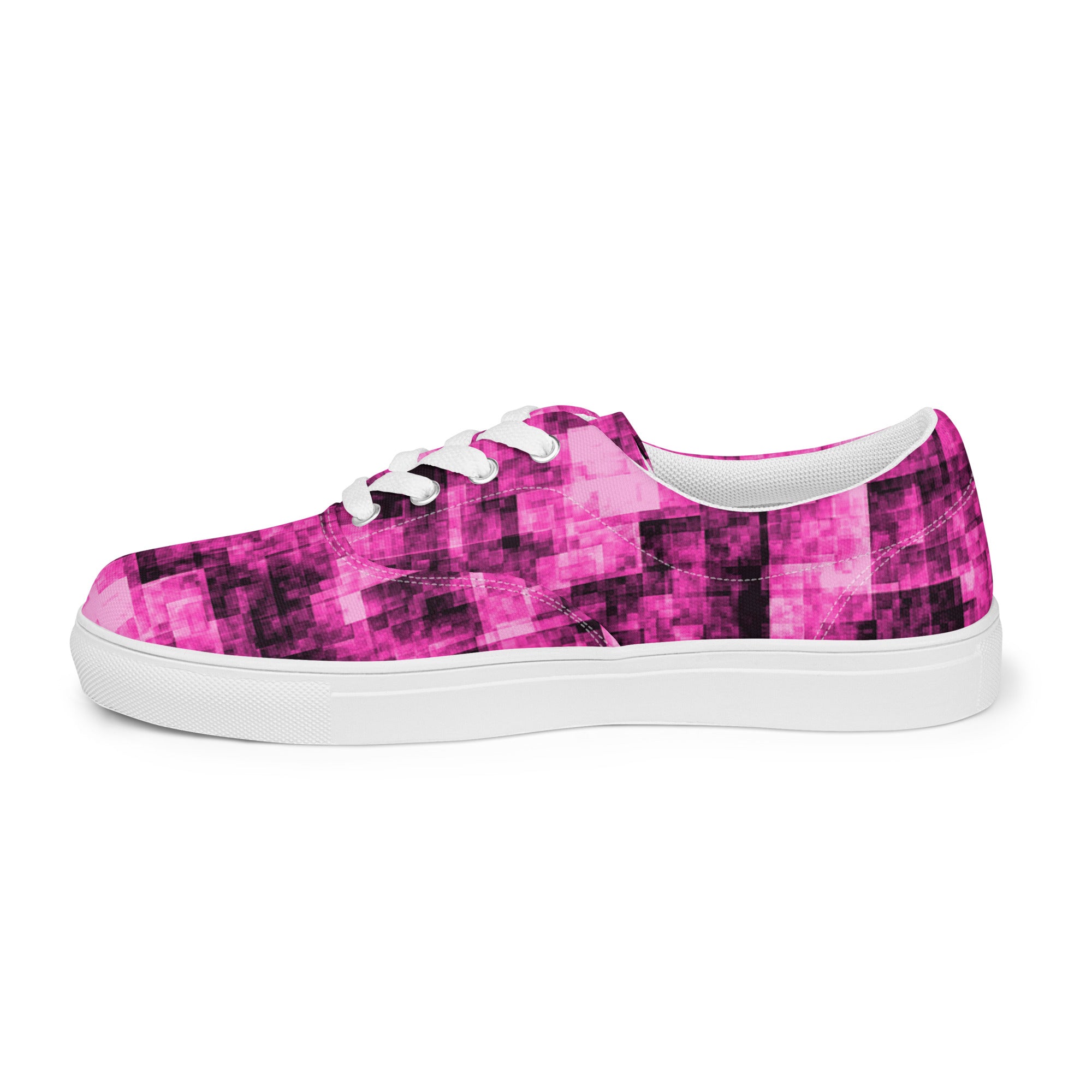 Women’s Pink CPU Face canvas shoes