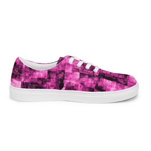 Women’s Pink CPU Face canvas shoes